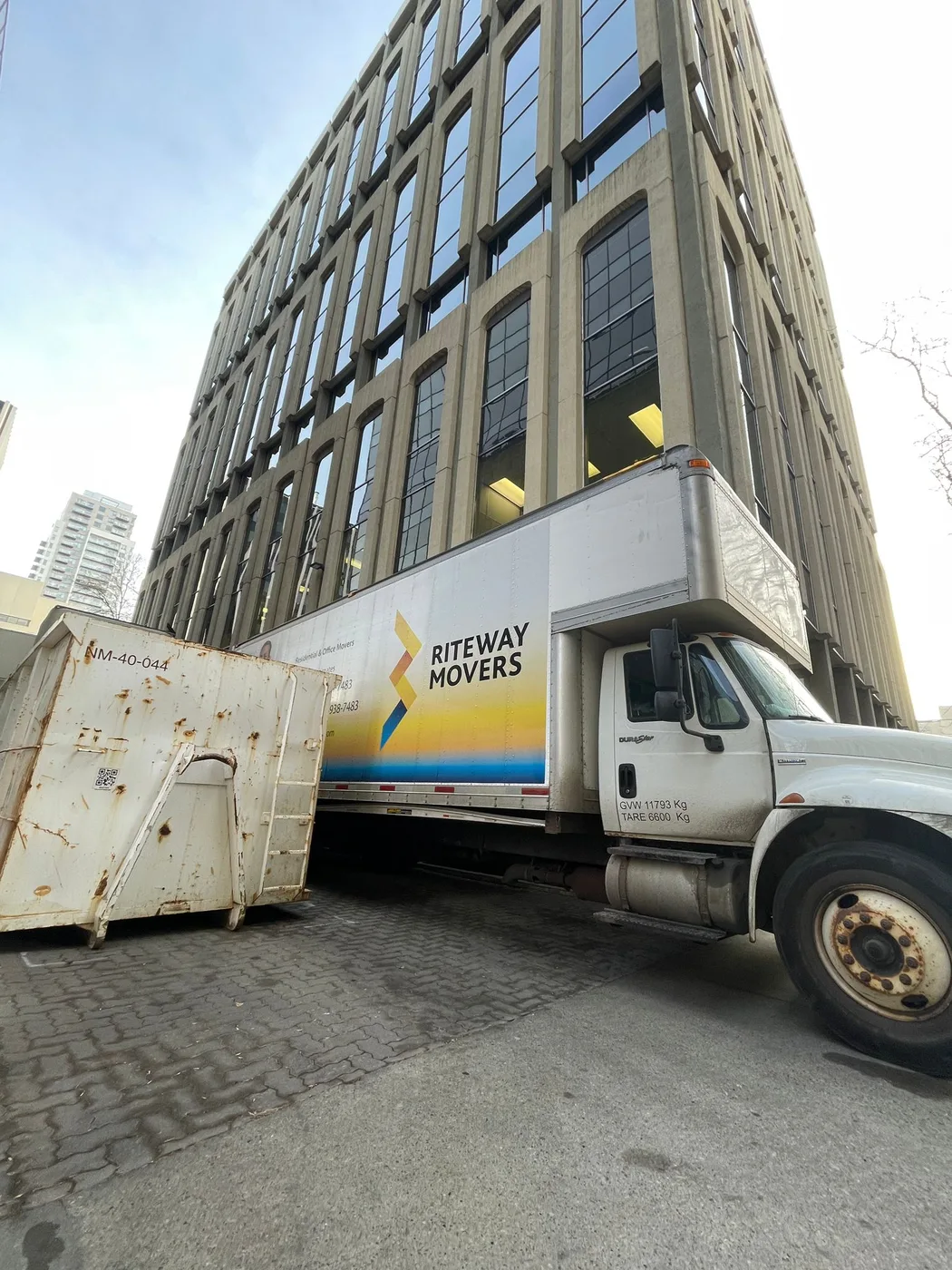 Riteway team carrying out an office move.