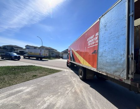 Riteway moving truck ready for a long-distance move