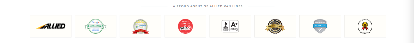 A PROUD AGENT OF ALLIED VAN LINES